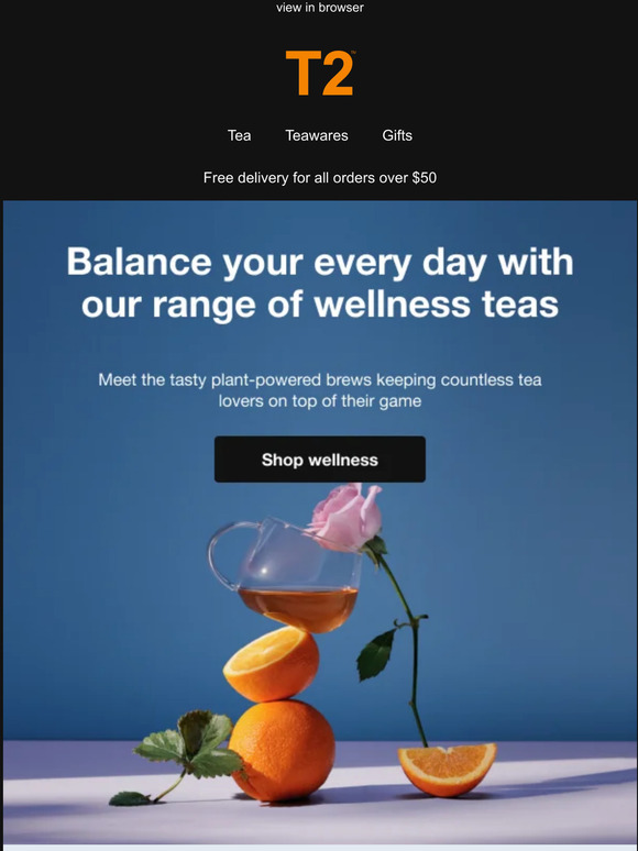 T2 Tea Discover our range of wellness teas... Milled