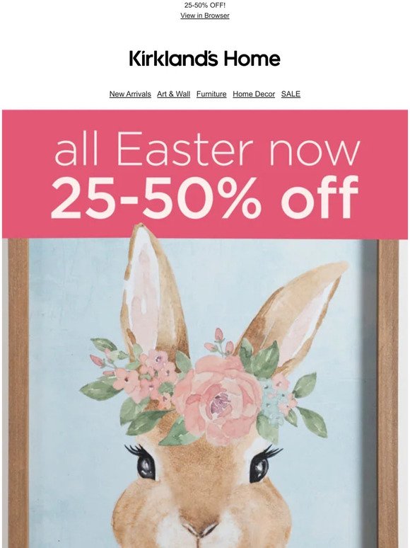 Hop to It 🐰 All Easter Now on SALE!
