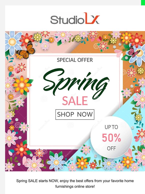 #SpringSale Deals for You from StudioLX!