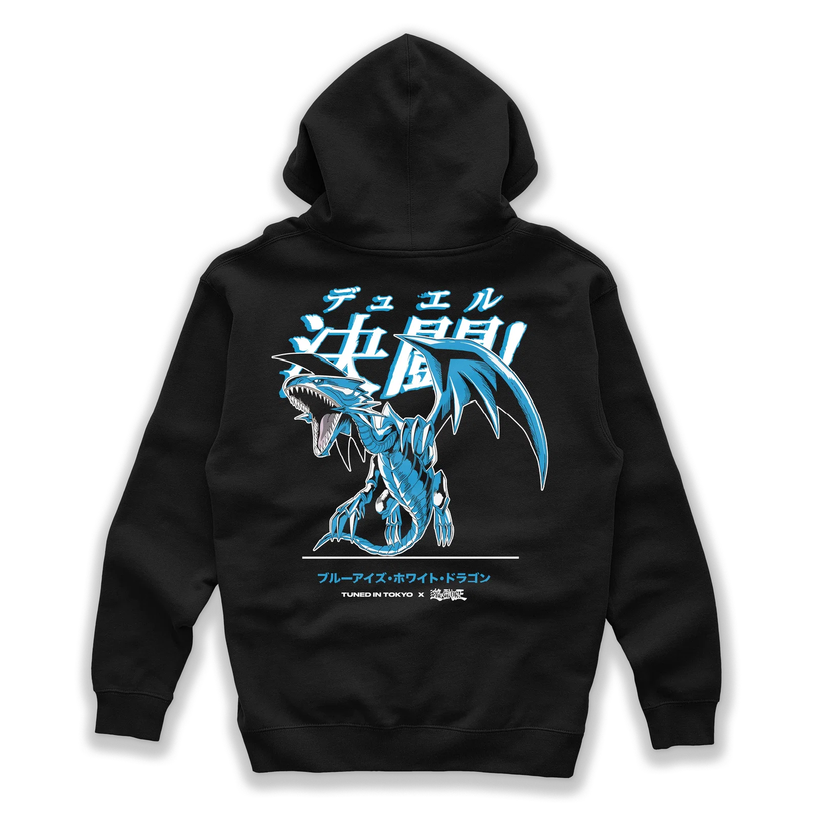 Image of Blue Eyes White Dragon Hoodie (Black)
