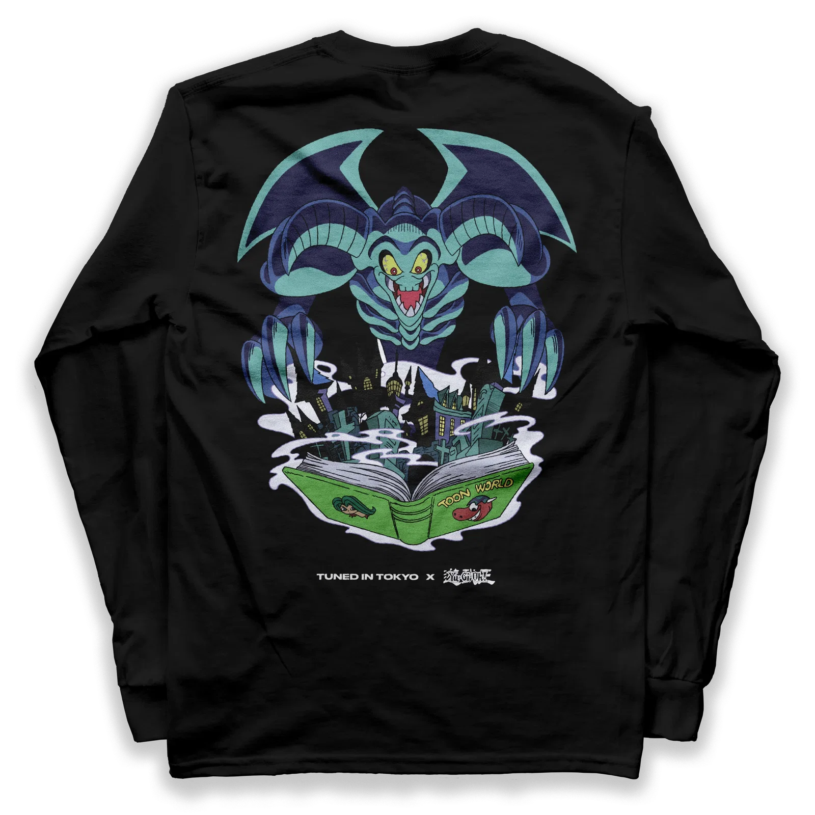 Image of Tooned Summoned Skull Longsleeve (Black)