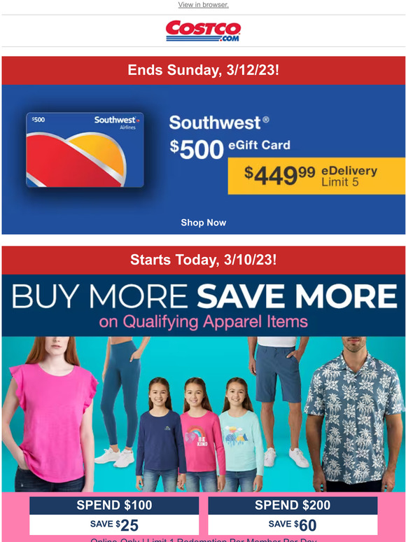 Costco Freshen Up Your Look with Our Spring Apparel Deals! + Plus