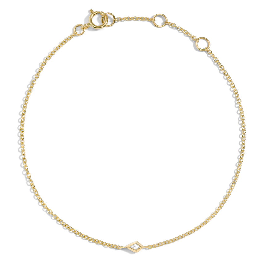Kite Diamond Bezel Bracelet