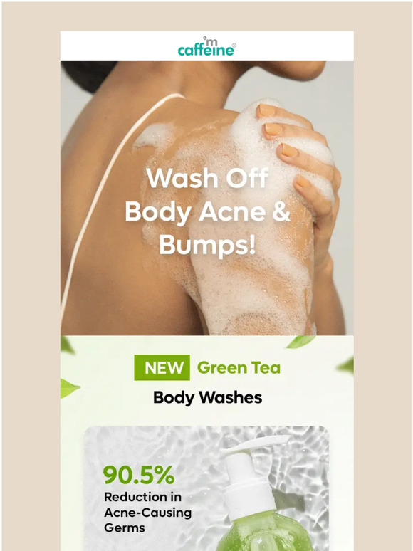 MCaffeine NEW Body Washes to Cleanse + Exfoliate! Milled