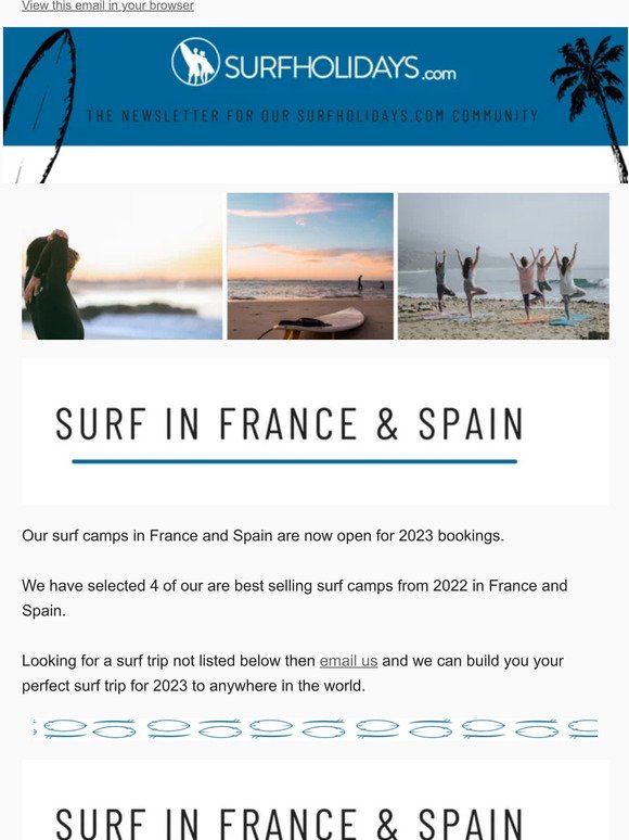 Where to surf in France & Spain