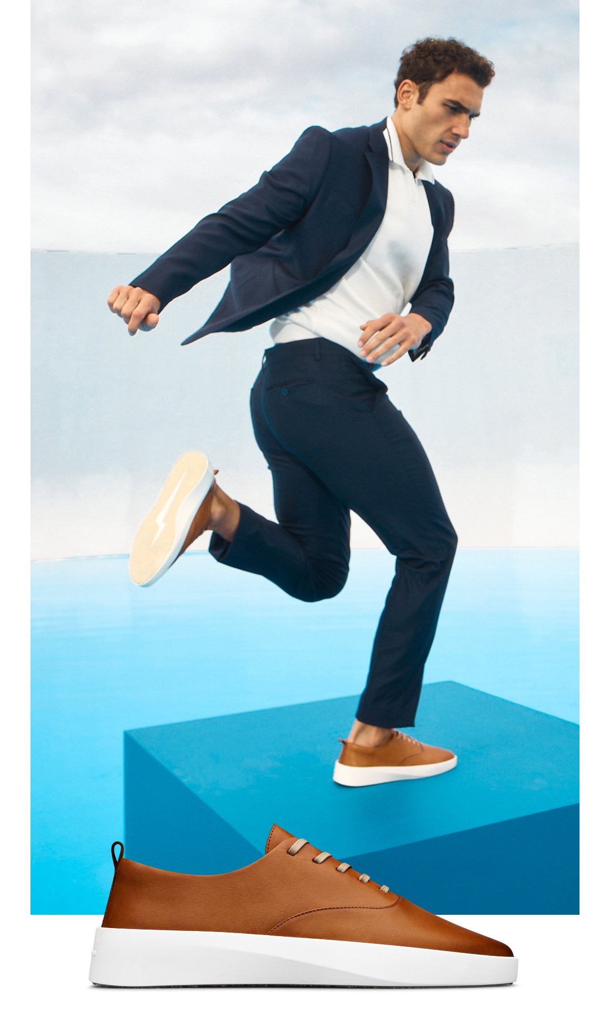 Wolf & Shepherd Cruise Lace-Up Sneaker (Men) Wolf & Shepherd | The all new Cruise Lace-Up with a Gum sole  main image 3