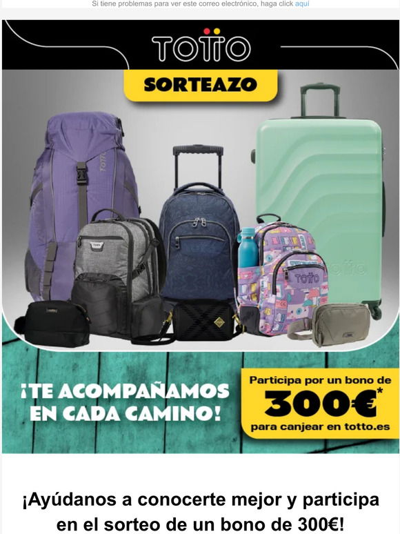 Totto - Hasta un 50%OFF en Mochilas con ruedas 😍 Lleva la