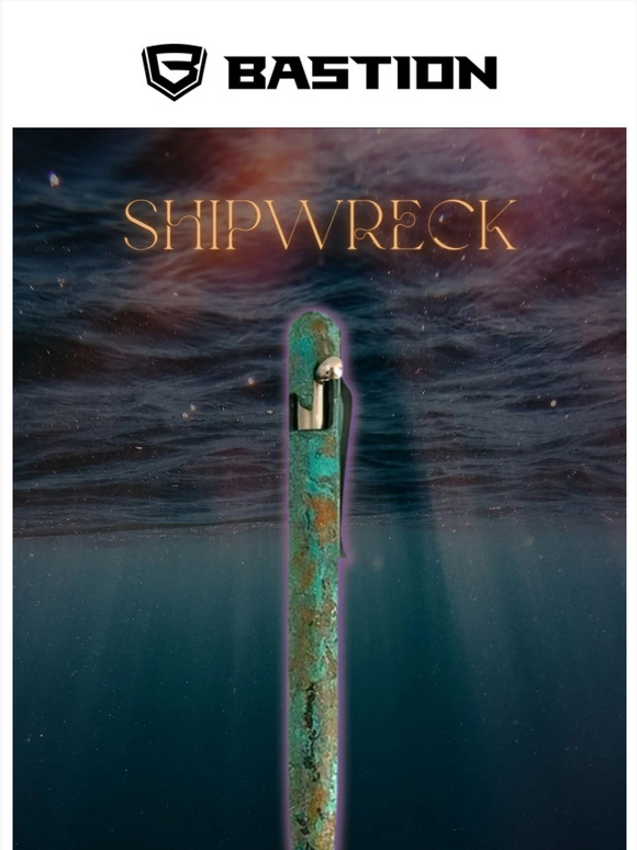 SHIPWRECK EDITION COPPER PATINA - BASTION BOLT ACTION PEN