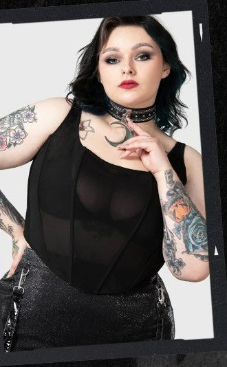 Killstar Amaris Top Musta