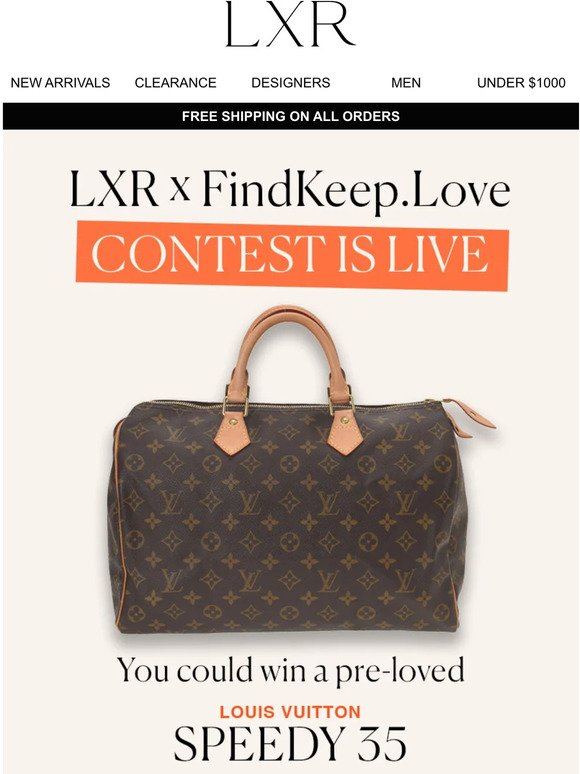 LXR x FindKeep.Love contest