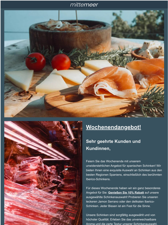 Unser Angebot zum Wochenende bei Mitte Meer Online!