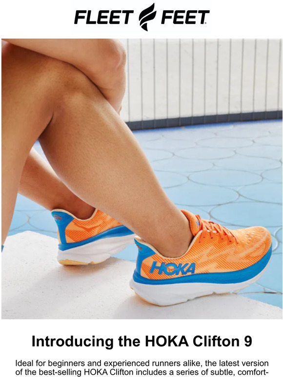 Fleet Feet Introducing the HOKA Clifton 9 Milled