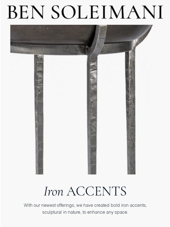 Iron Accents by Ben Soleimani