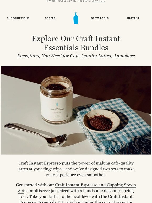 Craft Instant Espresso Essentials Kit
