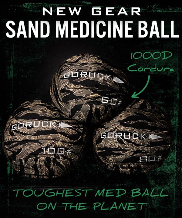 GORUCK: Sand Medicine Ball: Built From the Ground Up