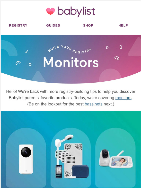 Babylist Registry Inspiration The Best Monitors Milled