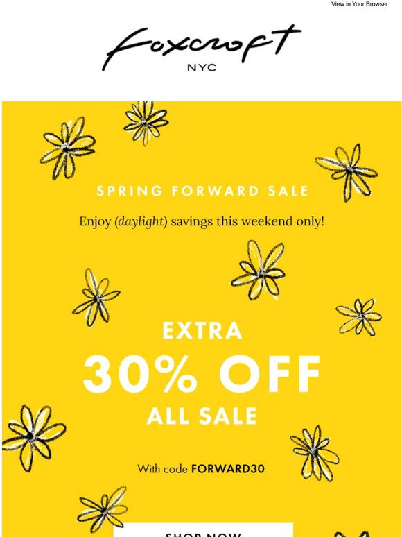 🌷 Spring Forward SALE Starts Now!