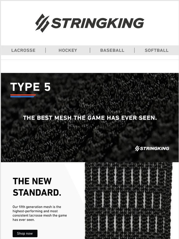 Type 5 Mesh is now available in black