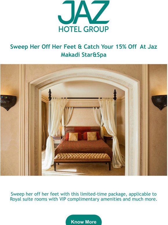 Catch Your 15% at Jaz Makadi Star&Spa