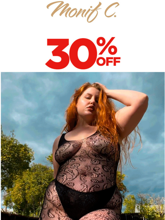 ENDS TONIGHT - 30% OFF Plus Size Lingerie