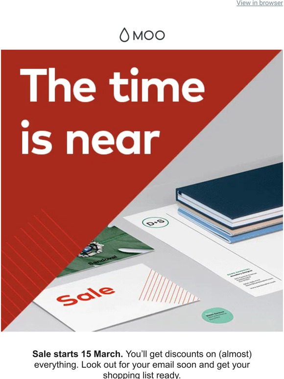 Prepare yourself – a sale is on its way 🤩