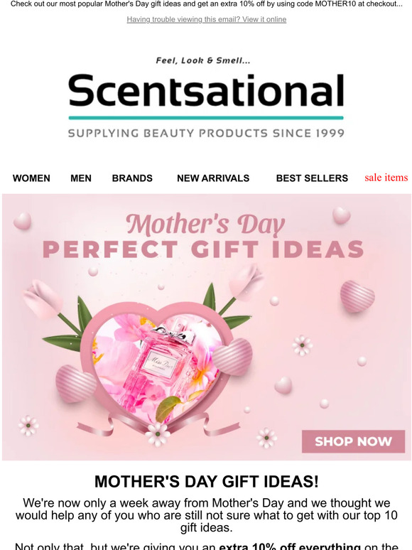 Top 10 Mother's Day Gifts + 10% Off Everything!