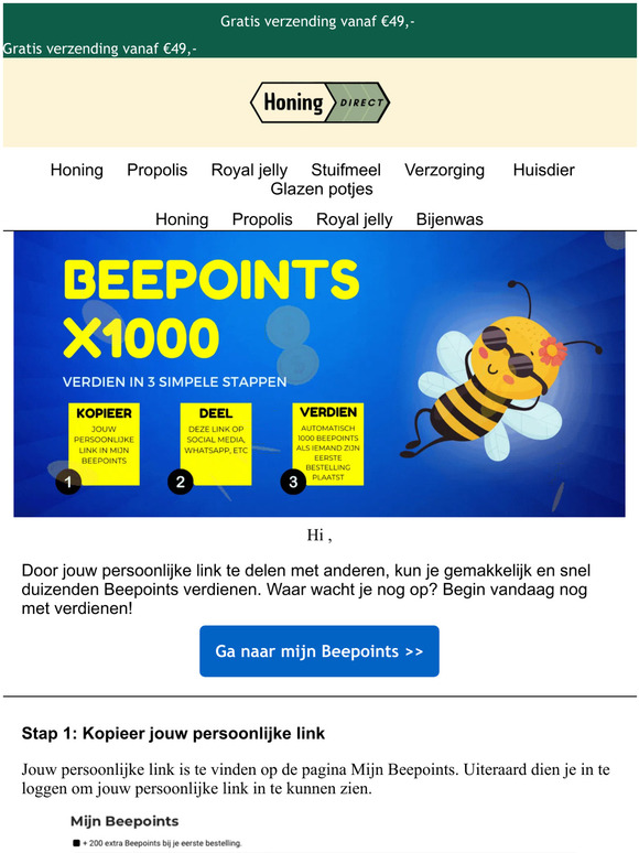 Verdien duizenden Beepoints! 🐝
