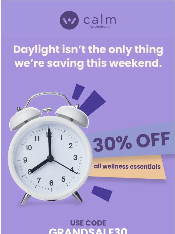 Don't Miss Out On Daylight Savings Deals