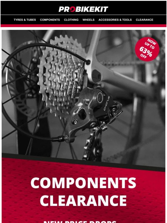 NEW PRICE DROPS IN OUR COMPONENTS CLEARANCE