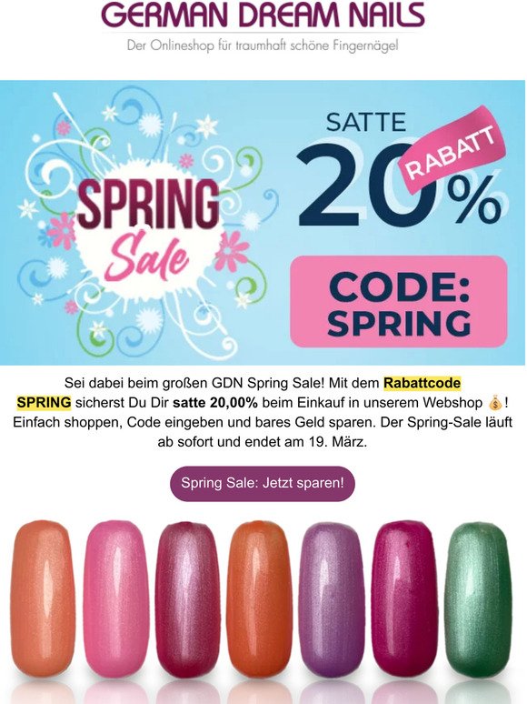 20% Spring Sale 🔥 Babyboomer Tutorial 💅 7 neue Frühlingsfarben🌈