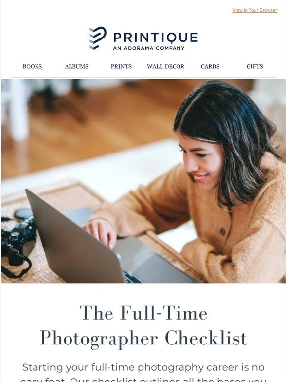 The Full-Time Photographer Checklist