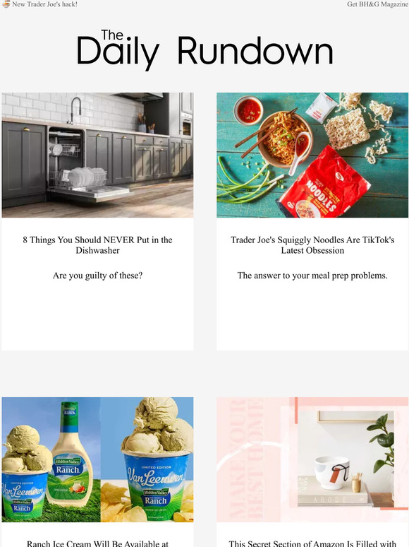 Better Homes and Gardens 8 Things You Should NEVER Put in the