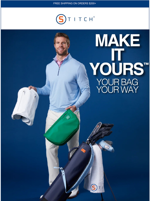 STITCH Golf "STITCH Is Taking It To The Next Level" Make It Yours™ Milled