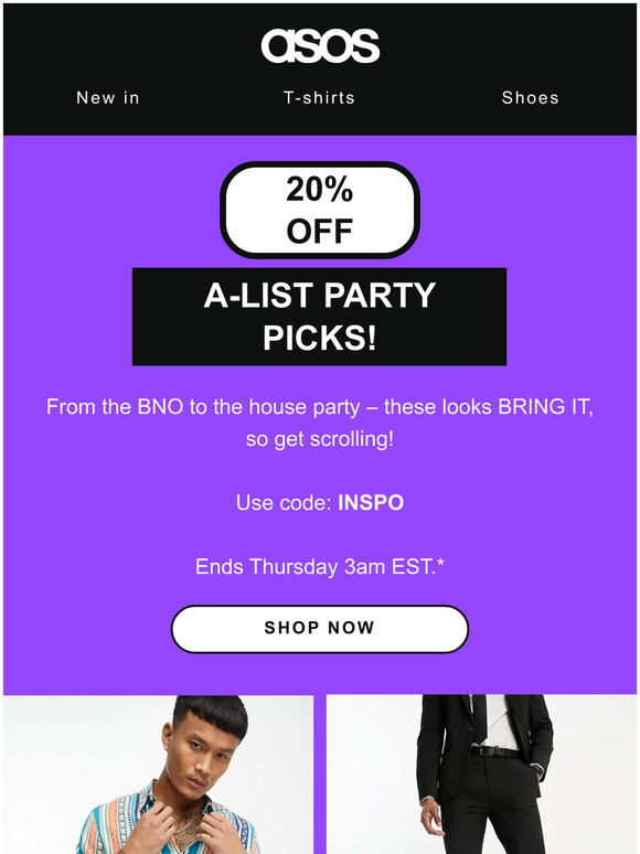 20% off top party picks! 💃 🕺