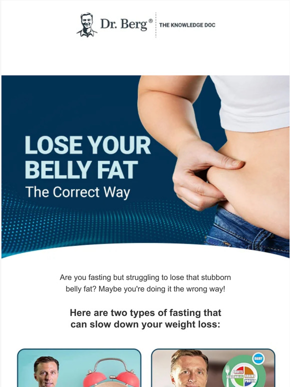 Dr Berg The Correct Way to Lose Belly Fat Milled