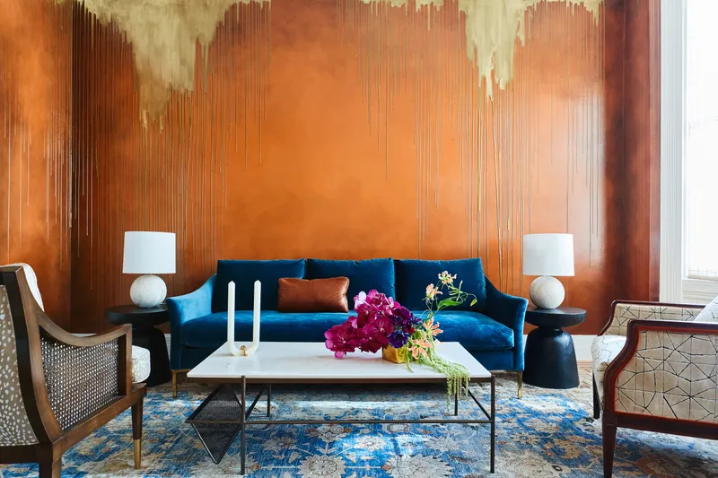 Interior designer Noz Nozawa uses her parlor as a design playground. 