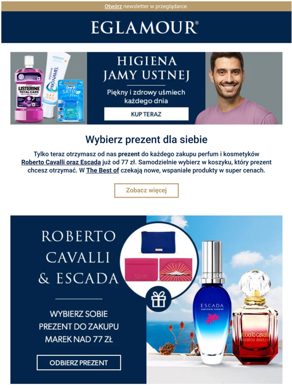 Escada & Roberto Cavalli teraz z 🎁 The Best of z mega produktami 🤩