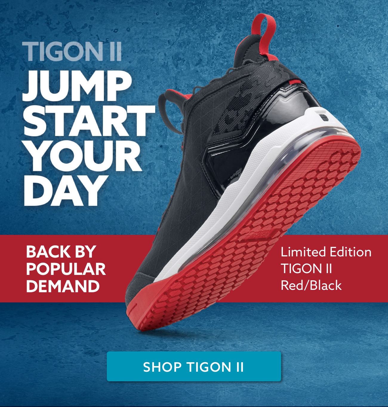 Shoes for Crews The Tigon II Black & Red Is Back! Milled