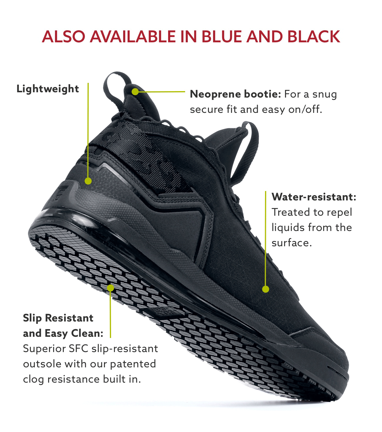 Shoes for Crews The Tigon II Black & Red Is Back! Milled