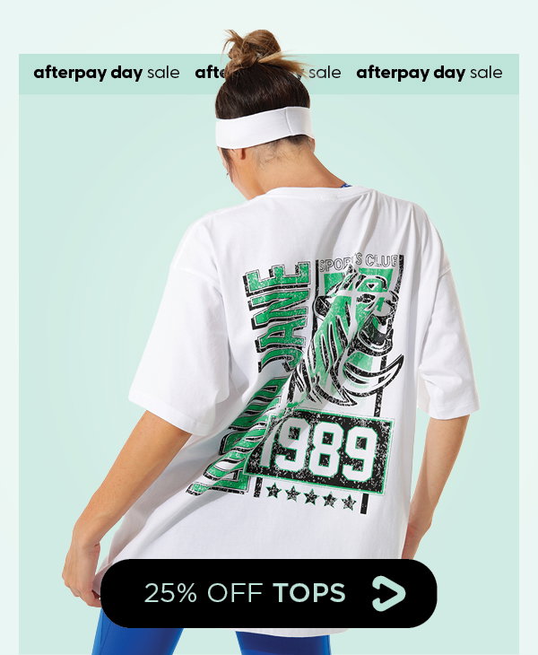 Shop 25% off Tops