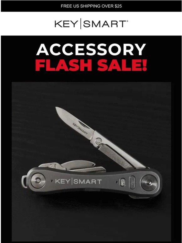 Save big on our accessories! Flash sale ends tonight!