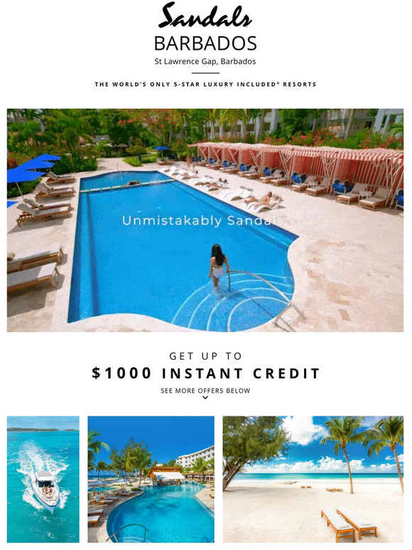 Sandals & Beaches Resorts // Oh hi! // We thought you'd like to take a