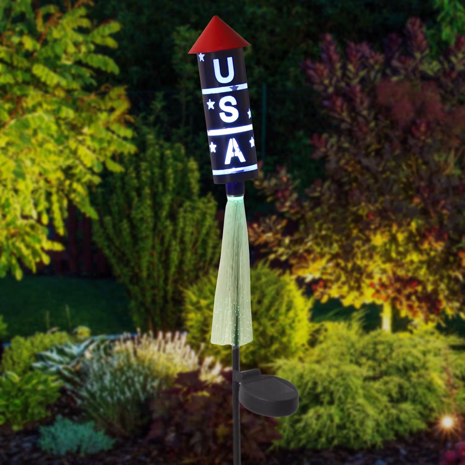 Solar Rocket Stake Light <br>  