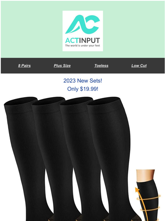 Working Long Shifts On Your Feet? >>8 Pairs ONLY $29.99！