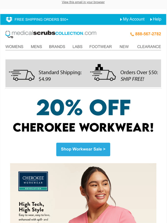 Cherokee Workwear Scrubs on Sale!