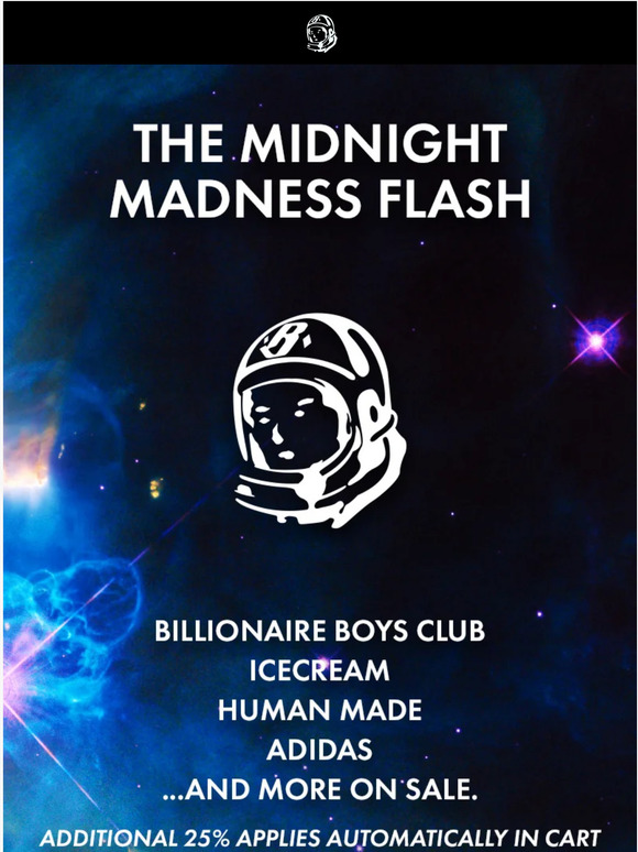 THE MIDNIGHT MADNESS FLASH IS ON