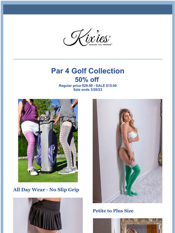 50% off Kix'ies Golf Collection