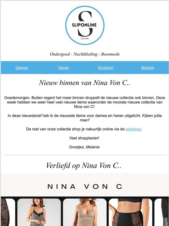 Nieuw binnen! Nina Von C & M.E.Q. 😍