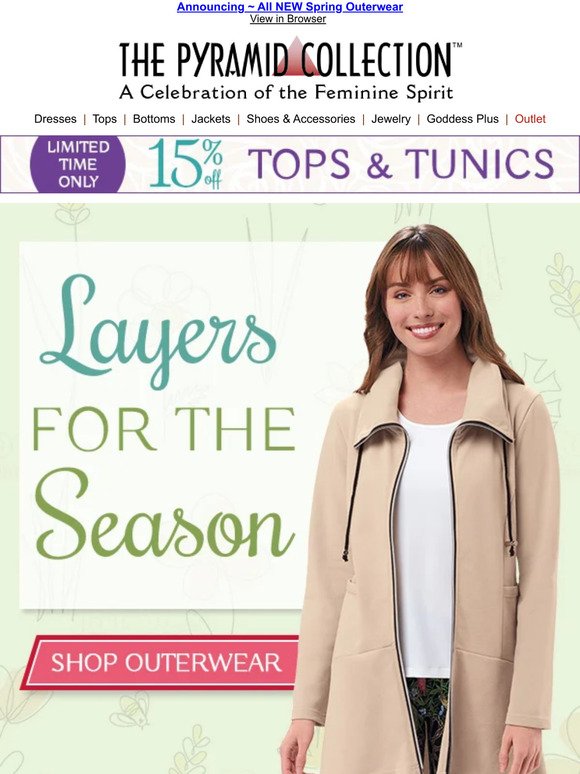 Wrap Yourself in Stylish Spring Outerwear Looks ~ Shop NOW