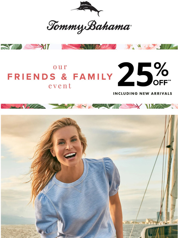 Tommy Bahama: All New Tobago Bay—All 25% OFF | Milled